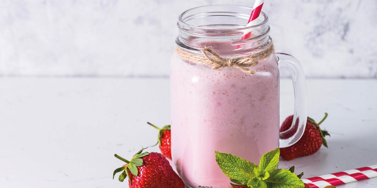 OPTIMIZE Health Solutions | Erdbeer-Mandel-Drink (vegan)